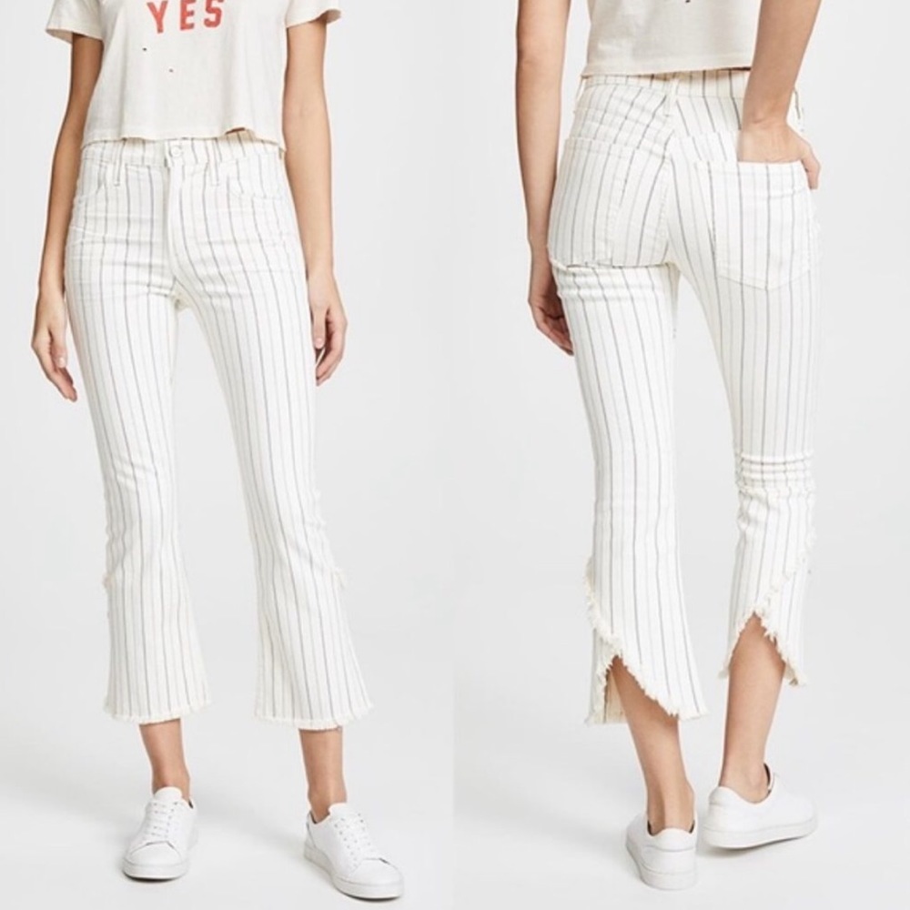 Citizens of Humanity-Fray HighRise Crop Flare Jean